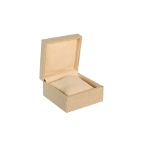 Linen and cotton mix watch box