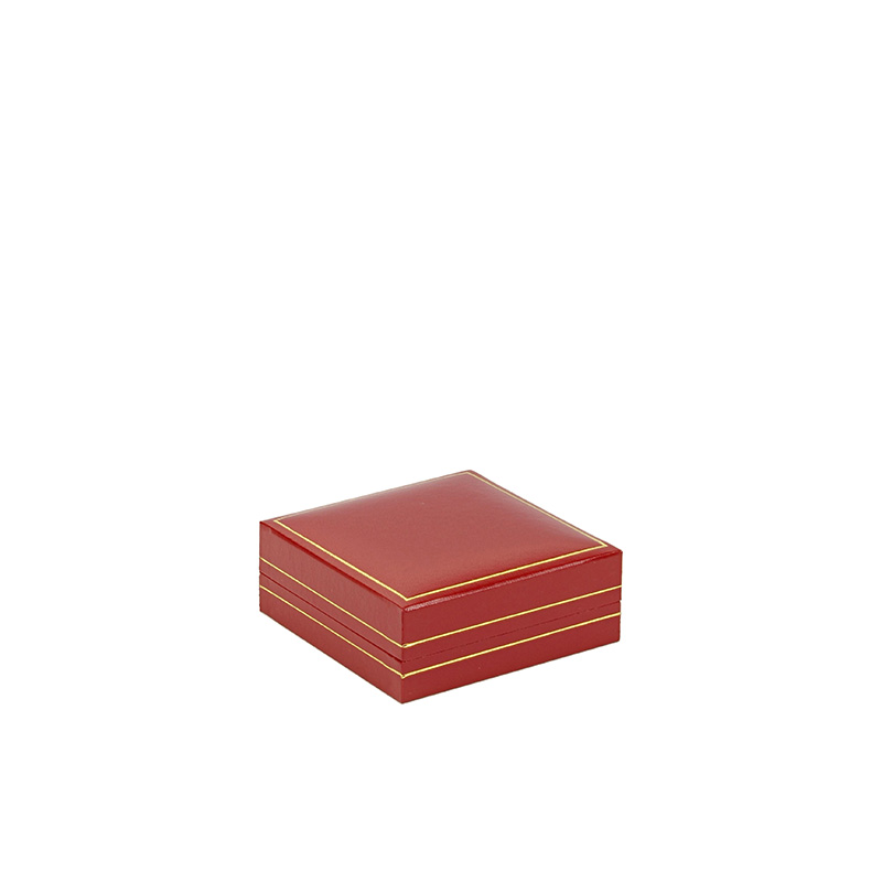 Red leatherette pendant box