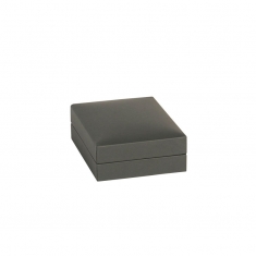 Soft touch man-made leatherette jewellery presentation boxes