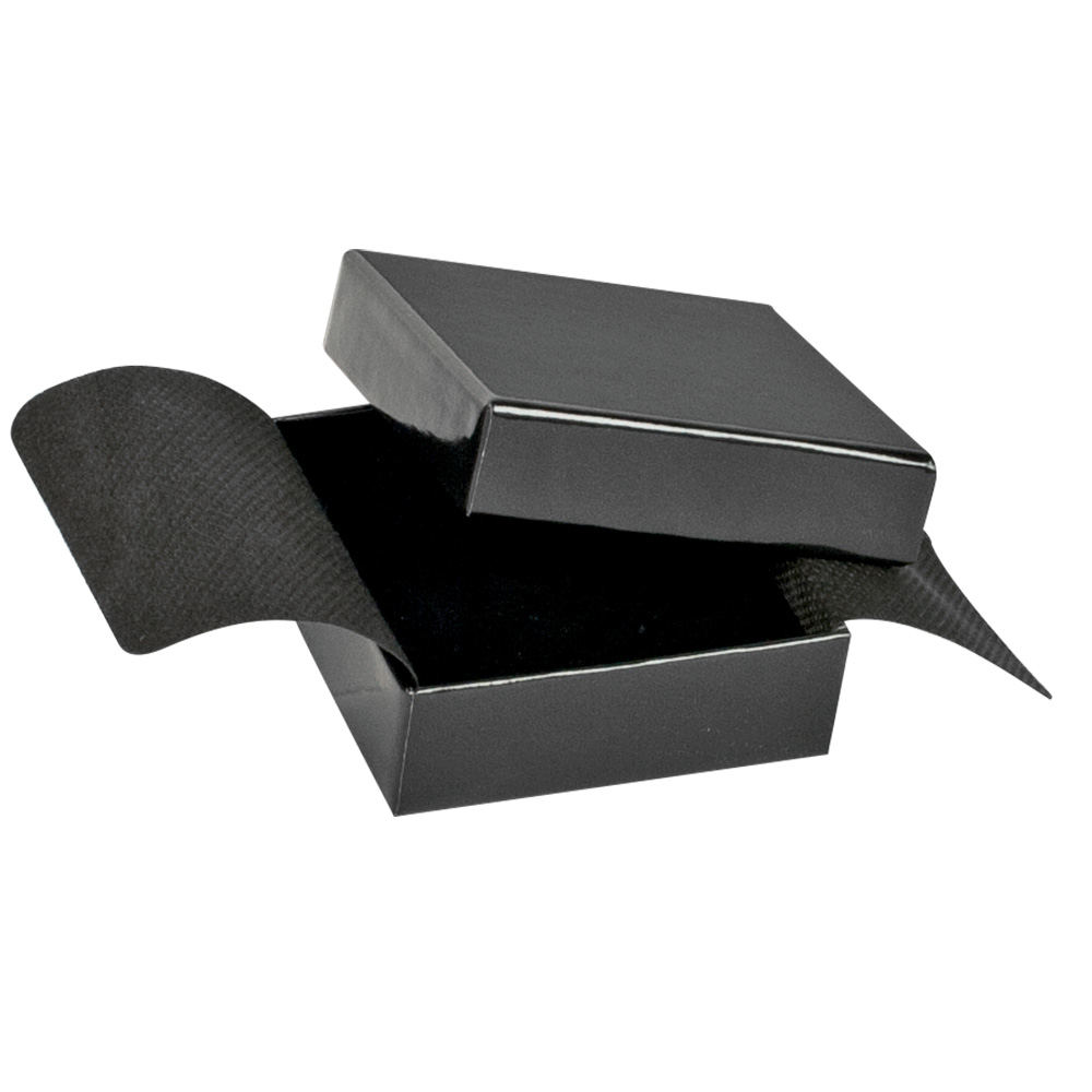 Glossy black card universal box