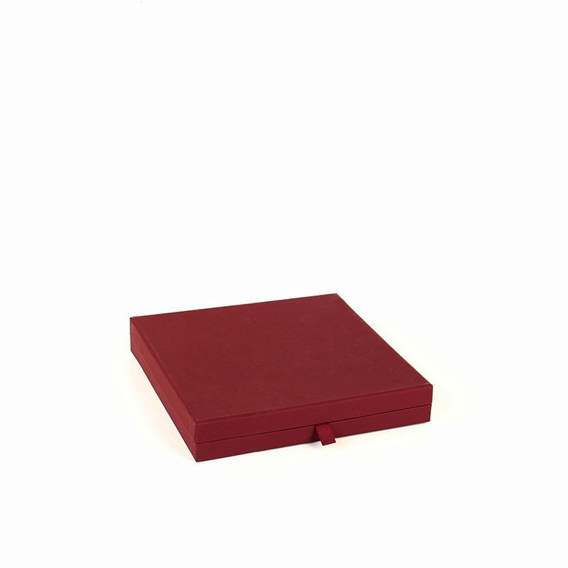 Soft touch finish card jewellery presentation box