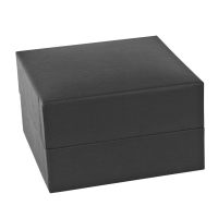 Soft touch man-made leatherette jewellery presentation boxes