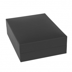 Soft touch man-made leatherette jewellery presentation boxes