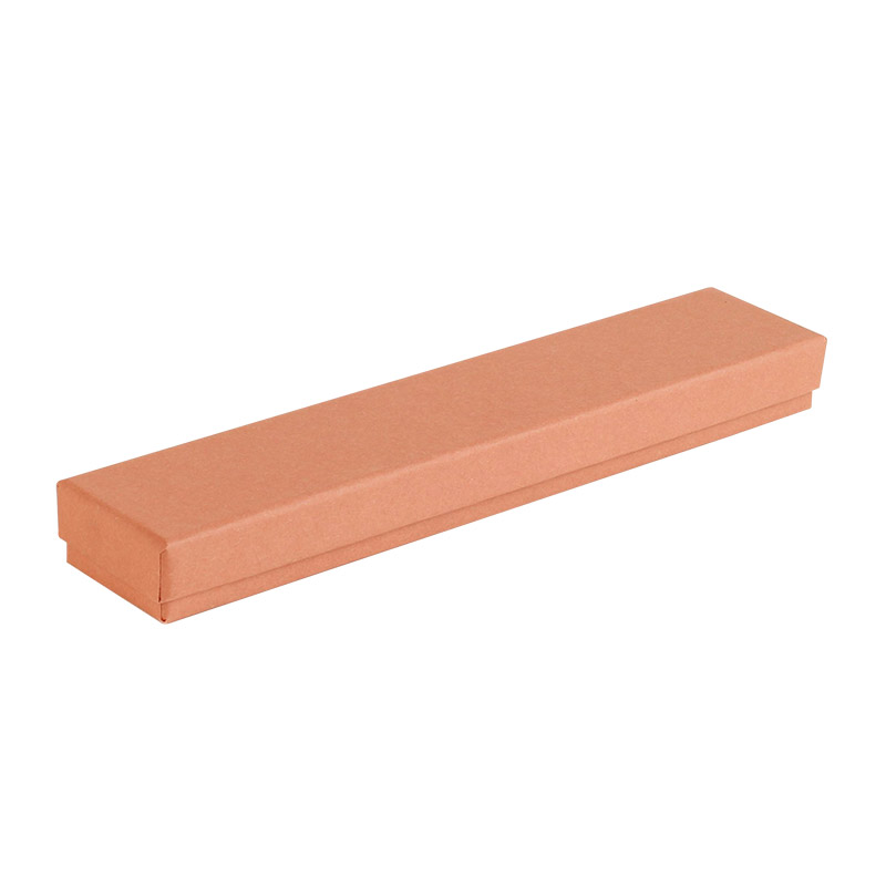 Matt terracotta cardboard bracelet box