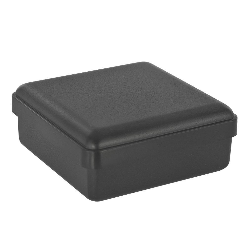 Opaque plain plastic jewellery box with