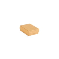 Natural kraft matchbox style box for pair of wedding rings