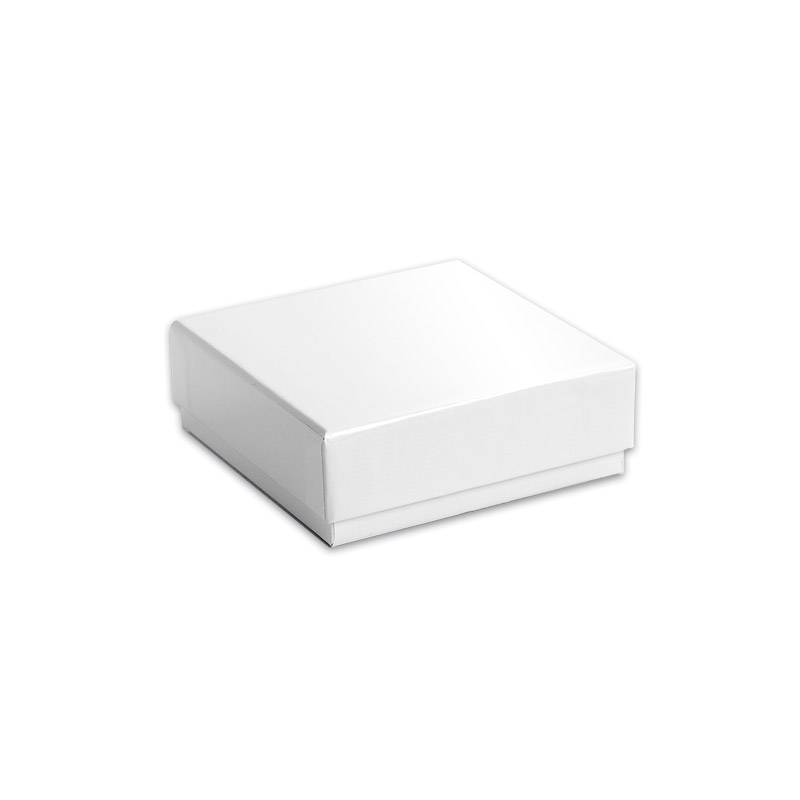 Glossy white card universal box
