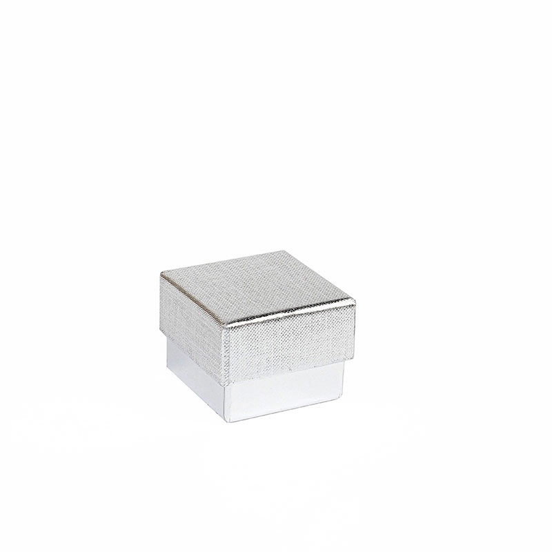 Textured and smooth shiny gold-coloured card ring/universal box