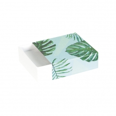 Green jungle print matchbox style universal trinket box