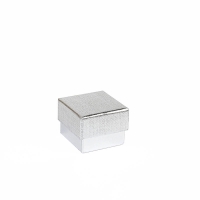 Textured and smooth shiny gold-coloured card ring/universal box