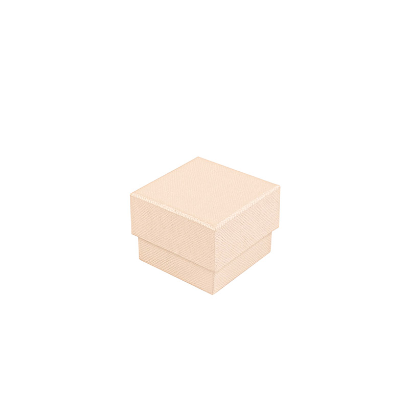 Textured finish nude card ring box