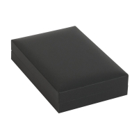 Soft touch man-made leatherette jewellery presentation boxes