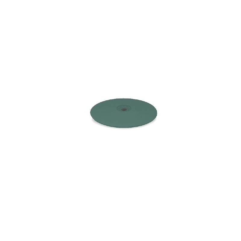 Silicone rubber polisher green - medium grain