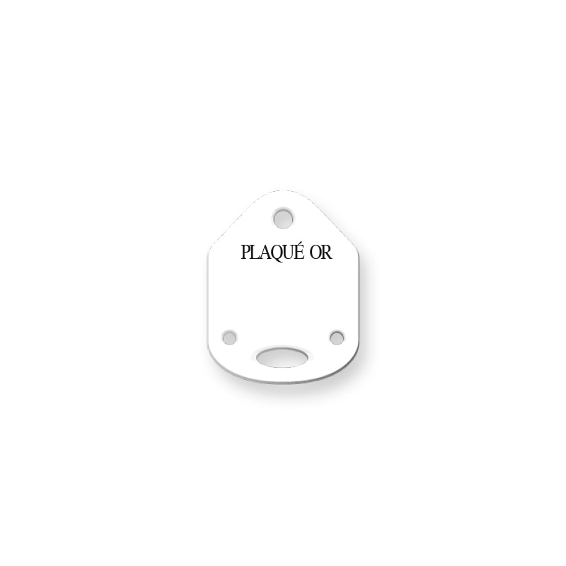 Card display labels for earrings, chains or pendants - with French inscription PLAQUE OR