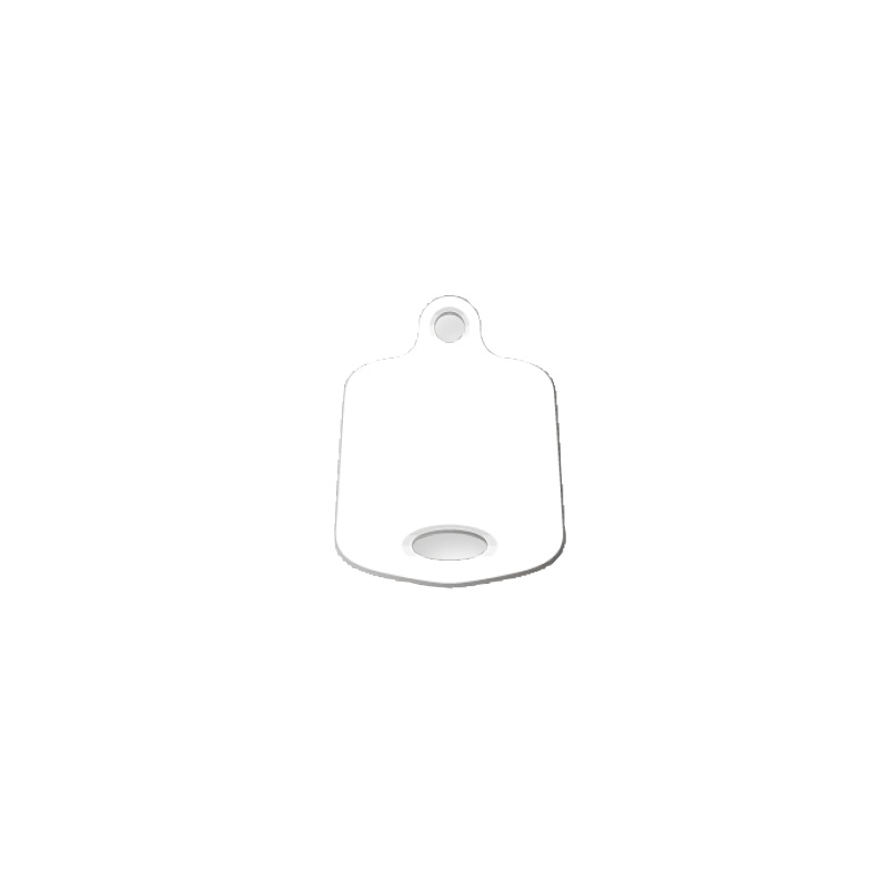 White plastic necklace and pendant hang cards