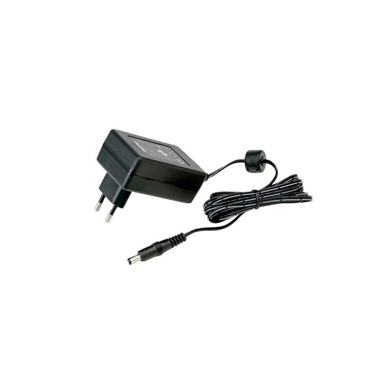 9 volt AC adapter for P-Touch machine, compatible with continental two-pin plugs