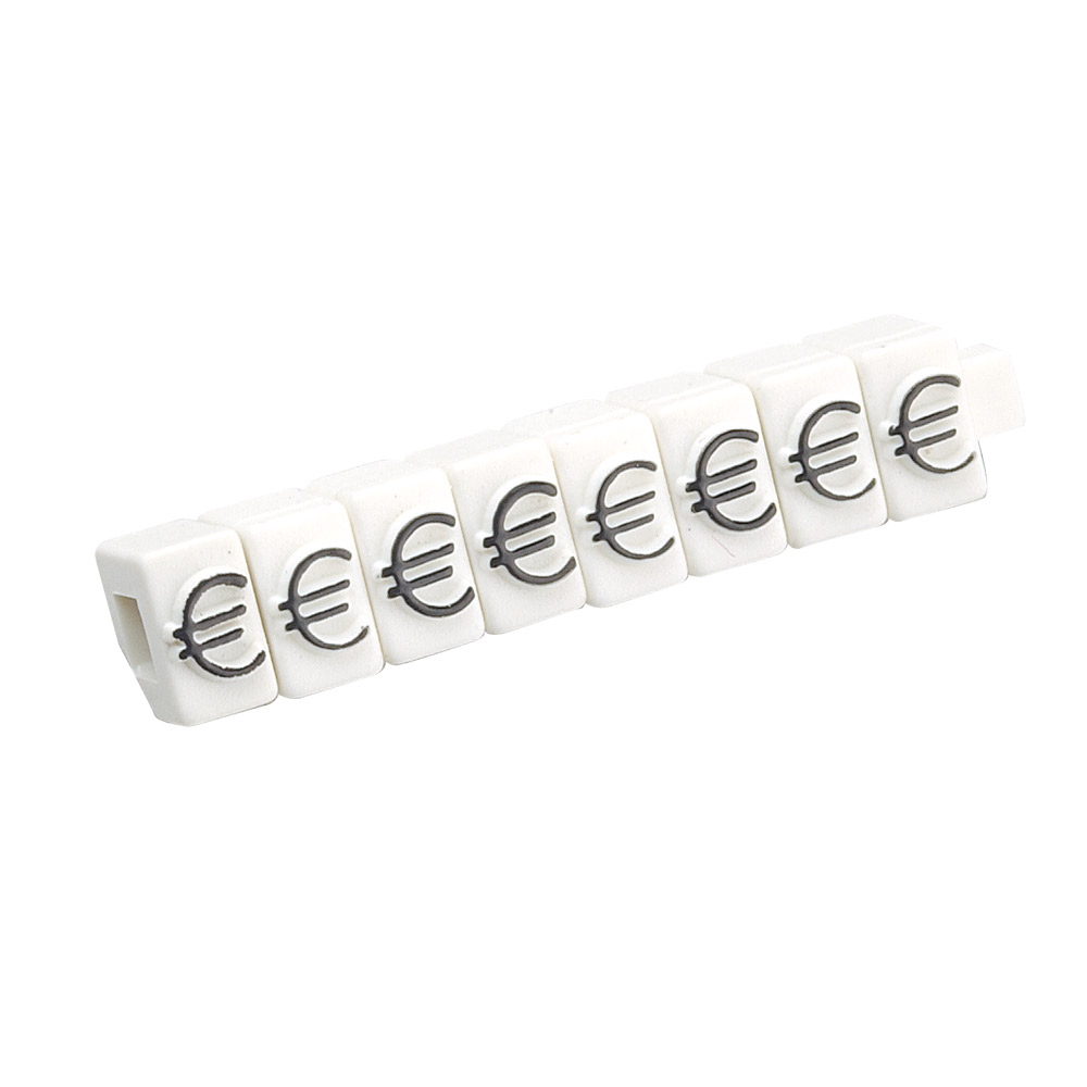 Additional Euro symbol white cubes for price cube kit (pack of 20)