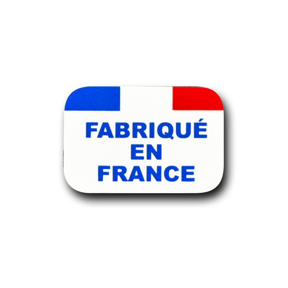 Self-adhesive \\\'FABRIQUE EN FRANCE\\\' labels