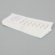 Chain / necklace display labels in sheets - with French inscription ARGENT 925/1000