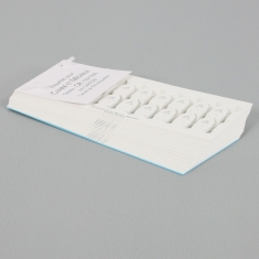 Chain / necklace display labels in sheets - with French inscription OR 750/1000
