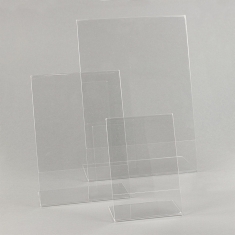 A6 size clear plexi sign holder