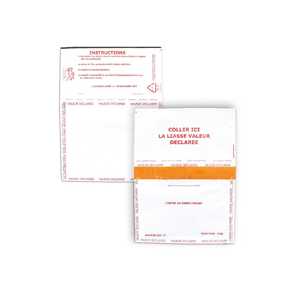 French certified value enveloppes