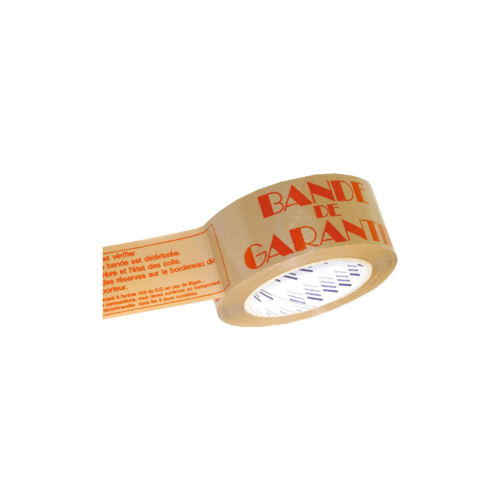 Bande de Garantie' packaging tape