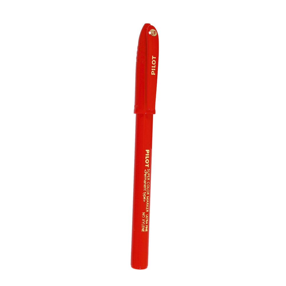 Permanent red marker - any surface - 0.4mm tip