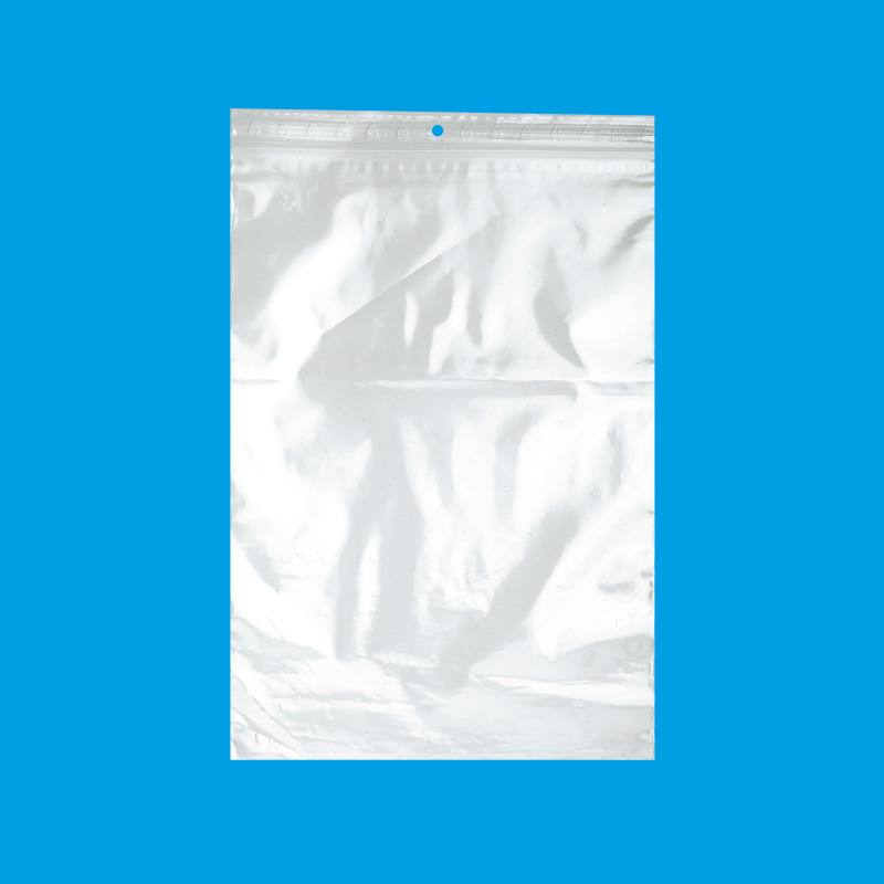 Transparent ziplock bag
