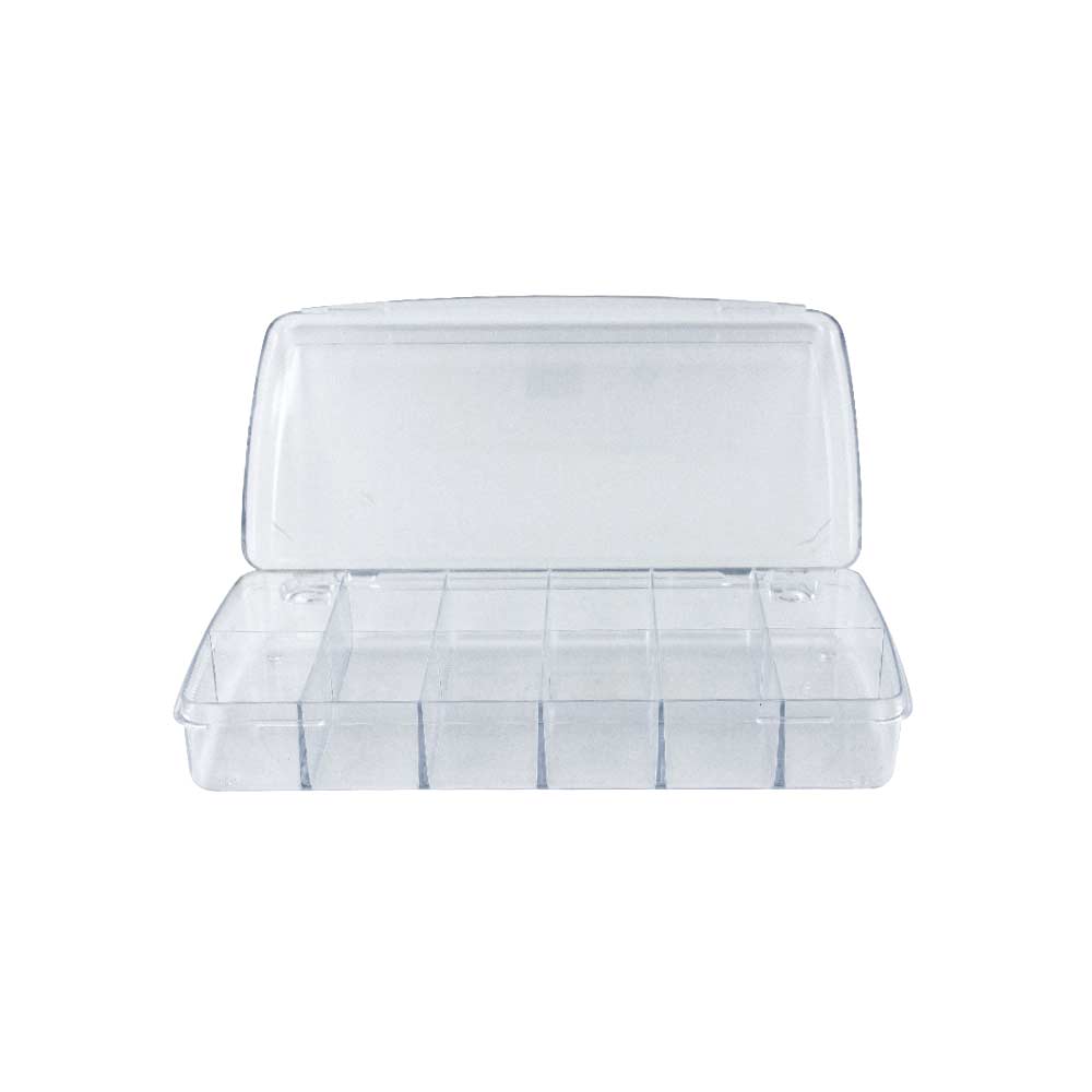 12 compartment plastic storage box