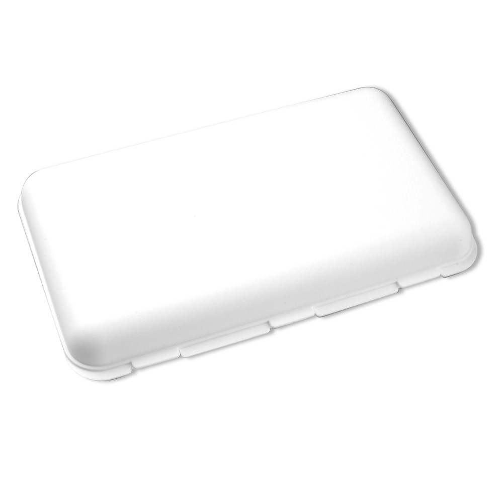 White plastic dispatch box - 23.3 x 13.8 x 4cm