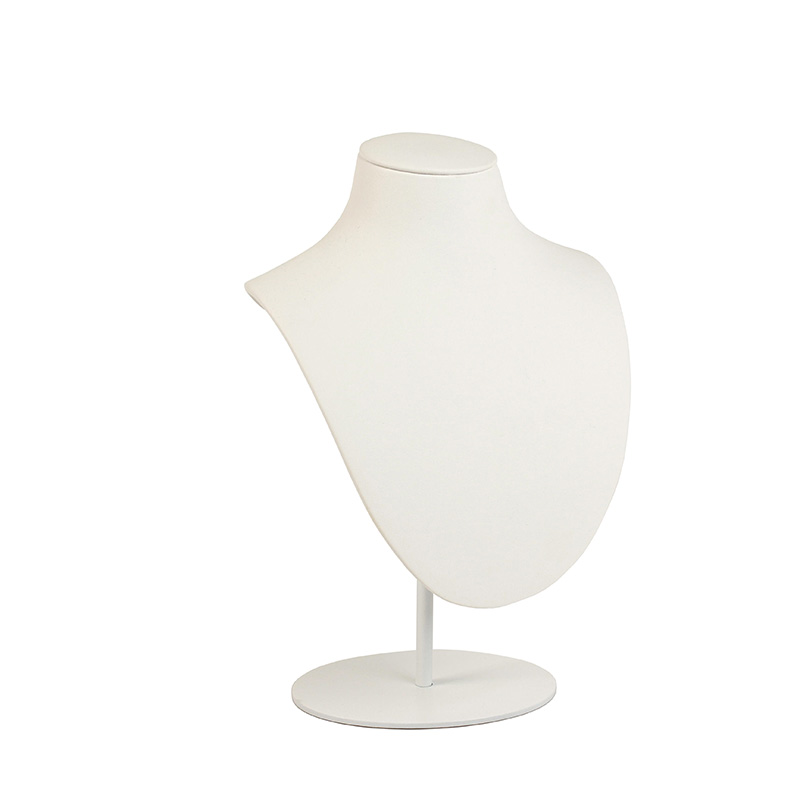 Bust with smooth white synthetic cover, from H 26cm max. H 36cm