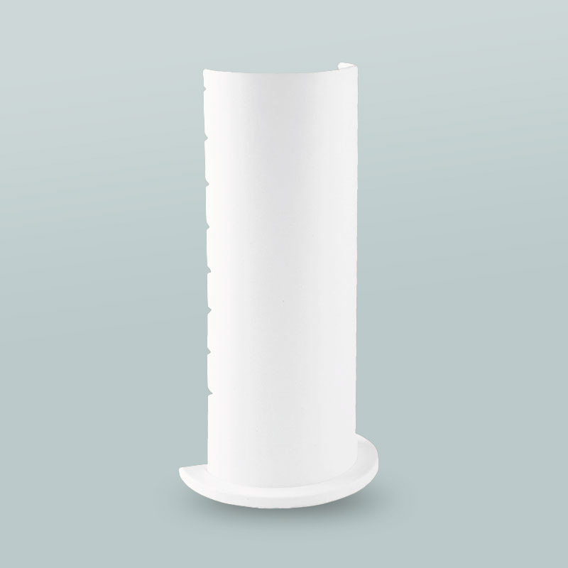 Leatherette display column for 8 necklaces