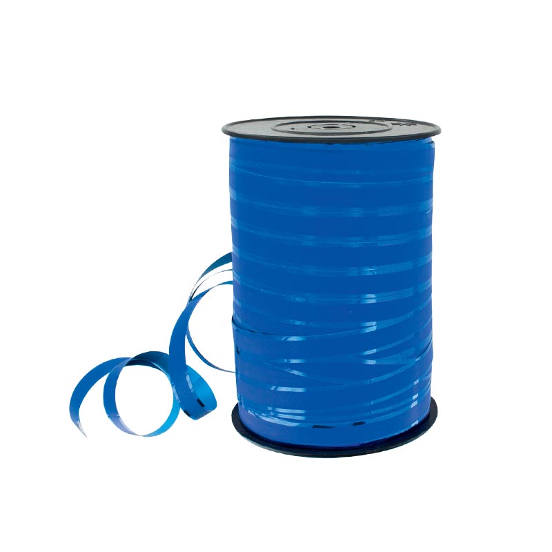 Matt and glossy royal blue gift curling ribbon