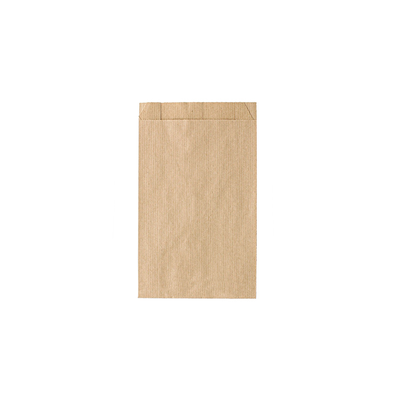 100% recycled brown laid Kraft paper gift bags, 7 x 12cm, 60g (x125)