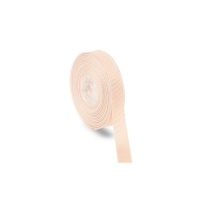 Pink coarse grain man-made ribbon