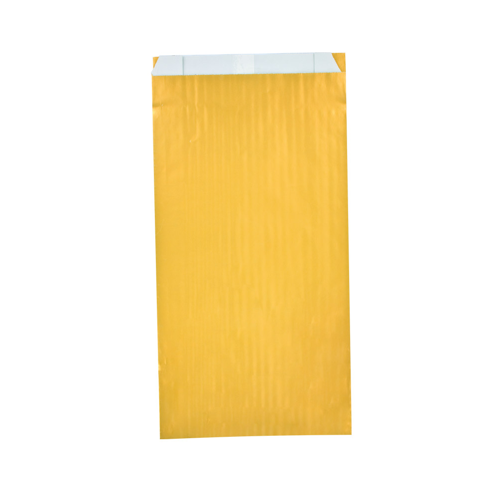 Satin finish gold paper sachets, 18 x 6 x 35 cm, 70g (x250)