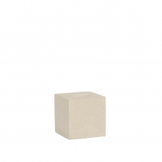 Concrete jewellery display riser cube, 8 x 8 x 8 cm tall