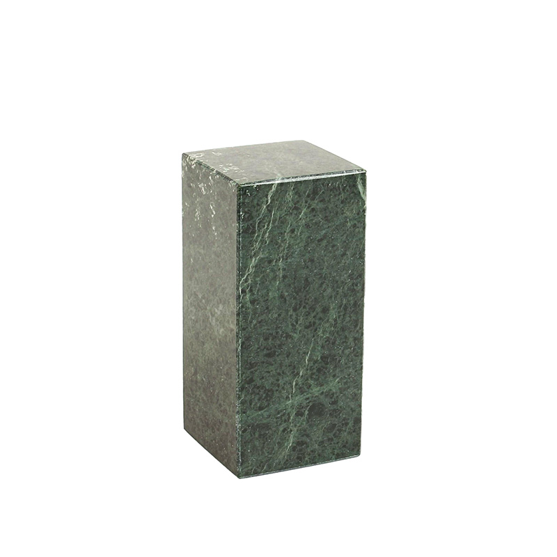 Green marble display cube 5 x 5 x 5 cm