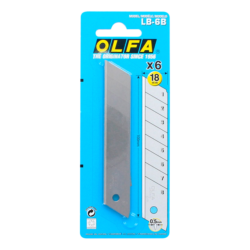 Spare Olfa knife blades