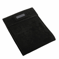 Black cotton and synthetic suede bag - 44 cut-out foam sections