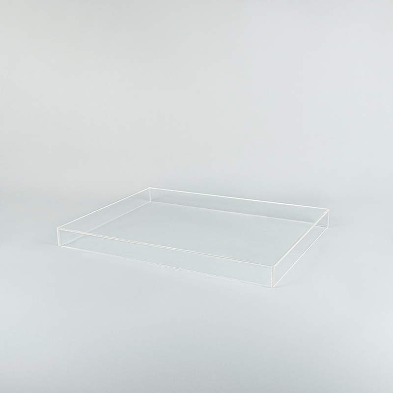 Clear plexi display case cover 46 x 34 x H 4cm