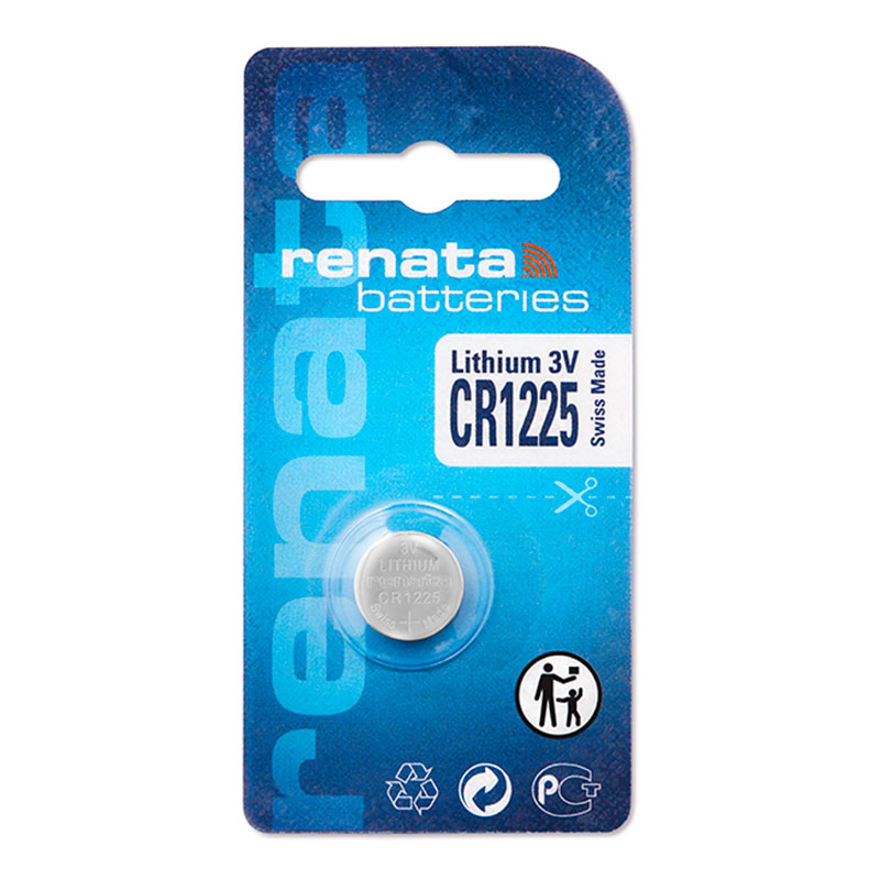 Renata lithium CR1225 button cell battery