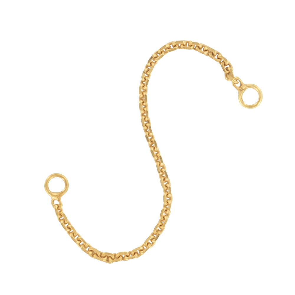 Gold plated safety chain wires