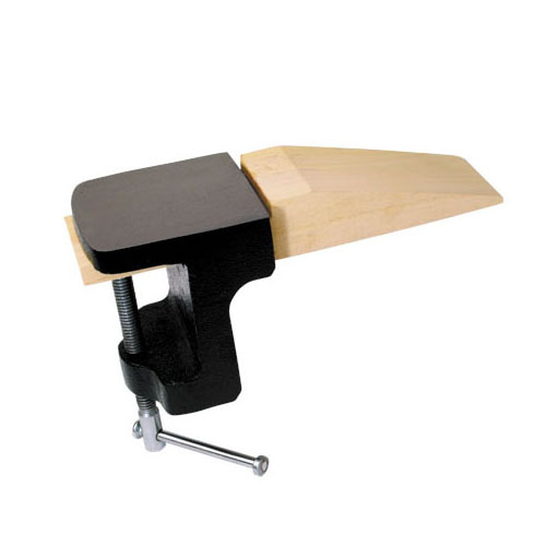 Clamp-on bench peg and anvil