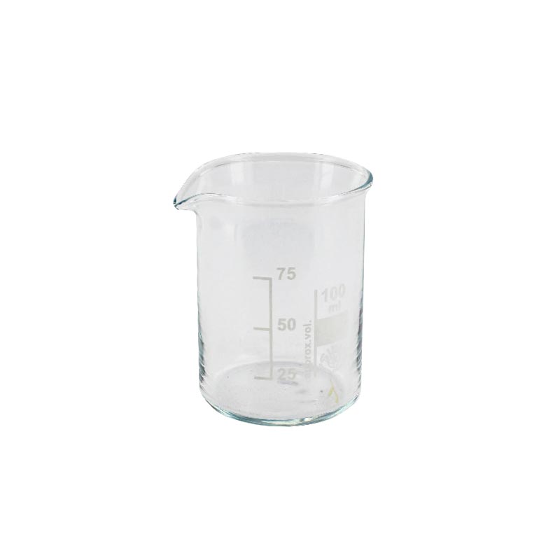 Pyrex glass beaker for use with the Platy plating machine