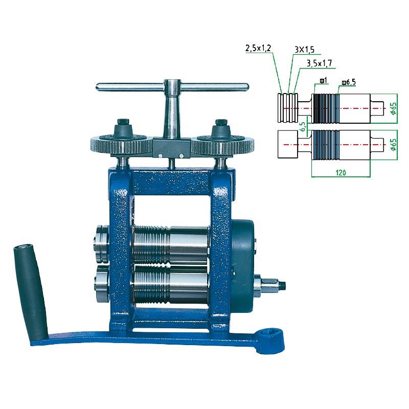 Gearless combination rolling mill 120 mm (sheet and wire)