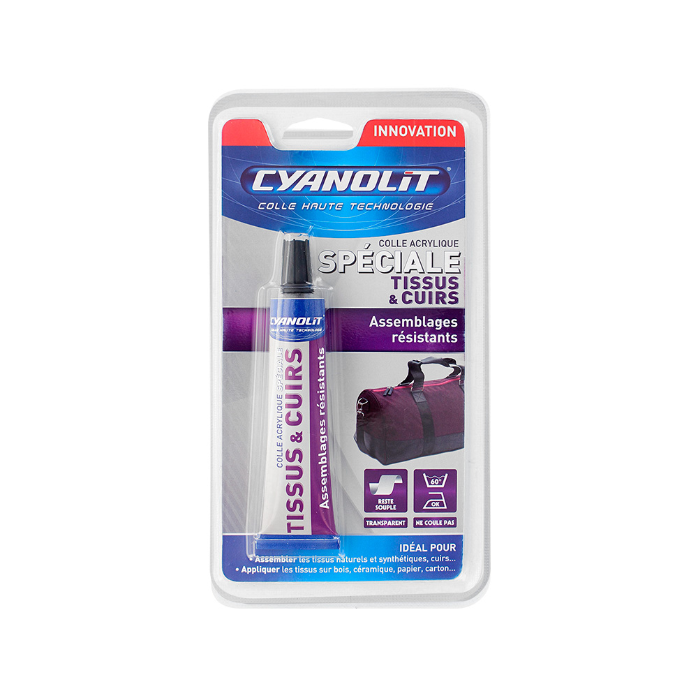 Cyanolit leather and fabric glue - extra strength