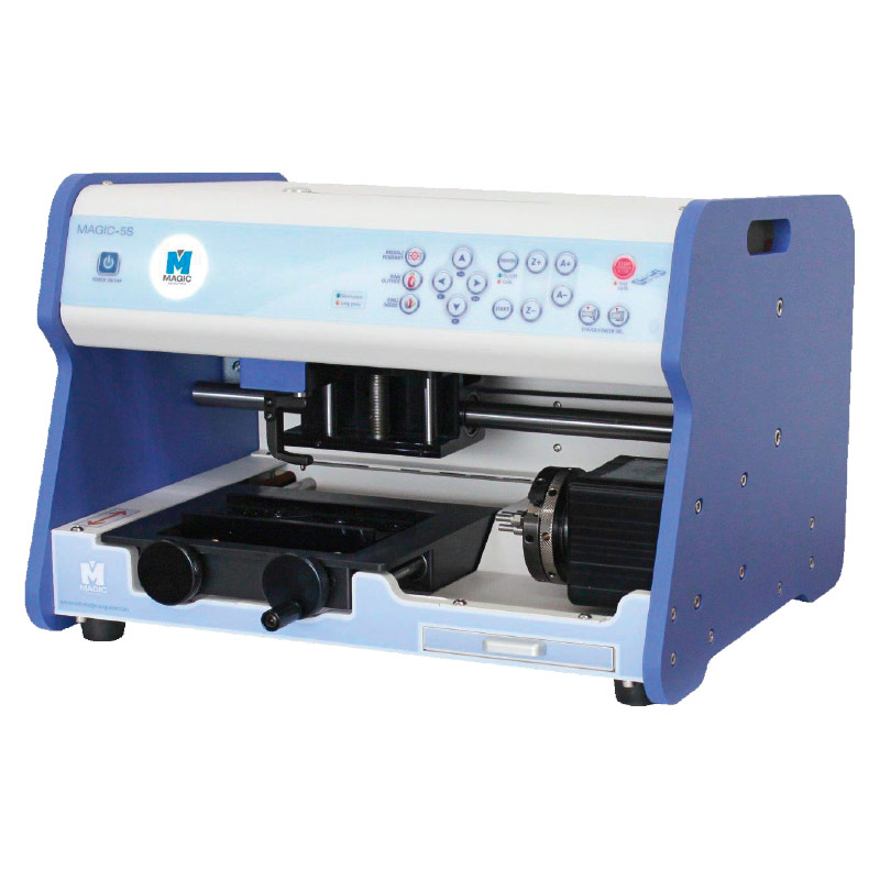 MAGIC-5S diamond-tipped engraving machine for rings and medallions