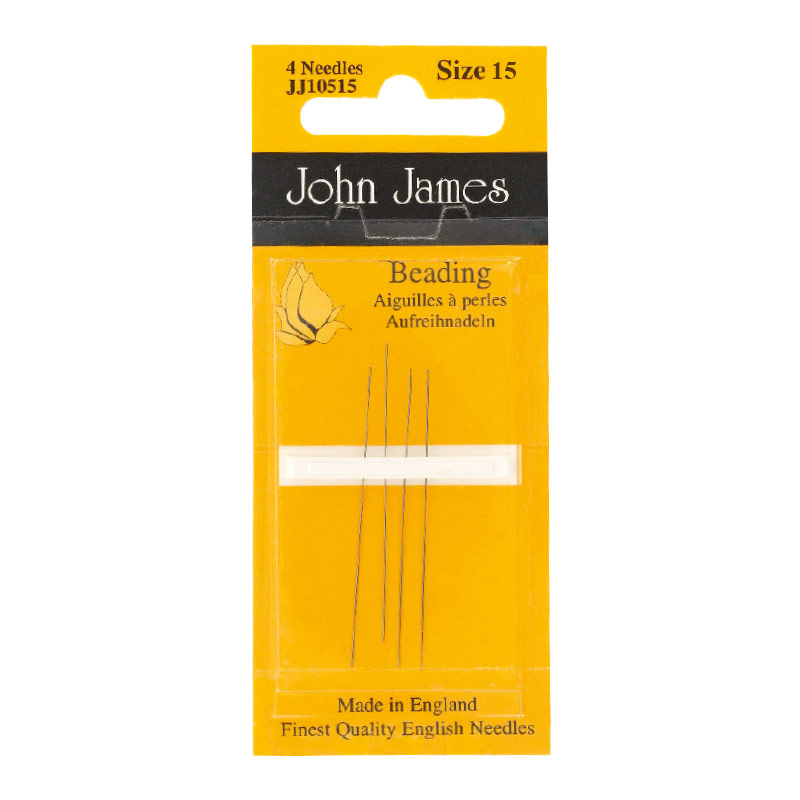Pack of 4 bead-threading needles